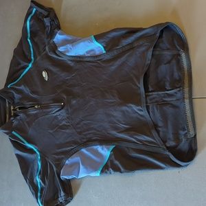 Men's Briko cycling biking jersey 1/4 zip Large